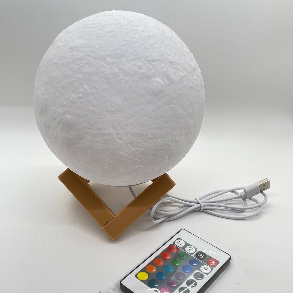 NIB LED Color Changing Moon Lamp Nightlight